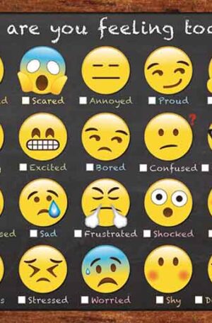 Smart Poly Chart - How are you feeling today? Emoji