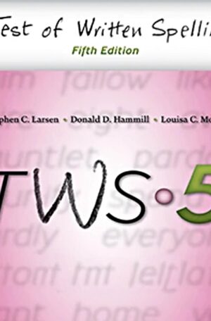 TWS-5: Test of Written Spelling