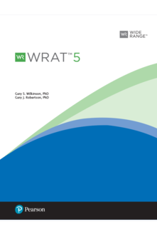 WRAT5: Wide Range Achievement Test