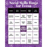 Teen Bingo Game - Social Skills