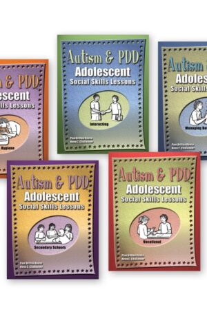 Autism & PDD Adolescent Social Skills Lessons: 5-Book Set