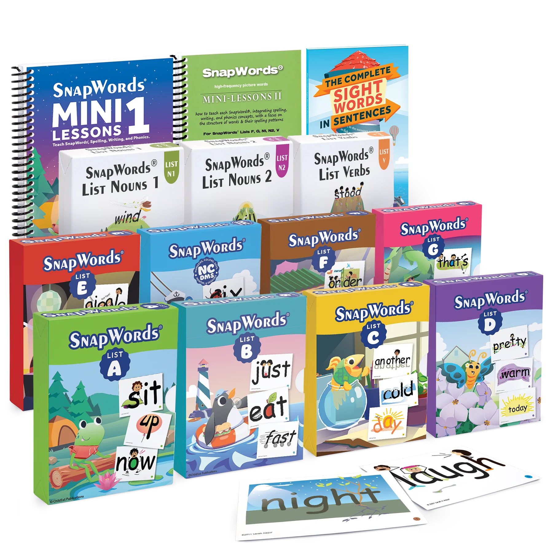 SnapWords 607 Teaching Cards SnapWords 607 Teaching Cards