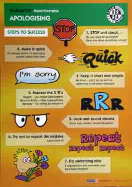 Talkabout Poster - Apologising