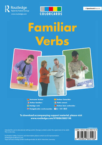 ColorCards - Familiar Verbs ColorCards - Familiar Verbs